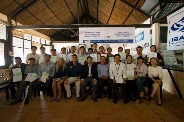 First ISAF Level 1 Coach course in Vietnam, hosted by VCRSF, funded by Olympic Solidarity, held at MANTA.