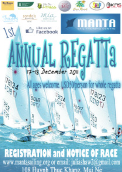 MANTA’s 1st annual regatta, 17-18 December, 2011, Mui Ne!